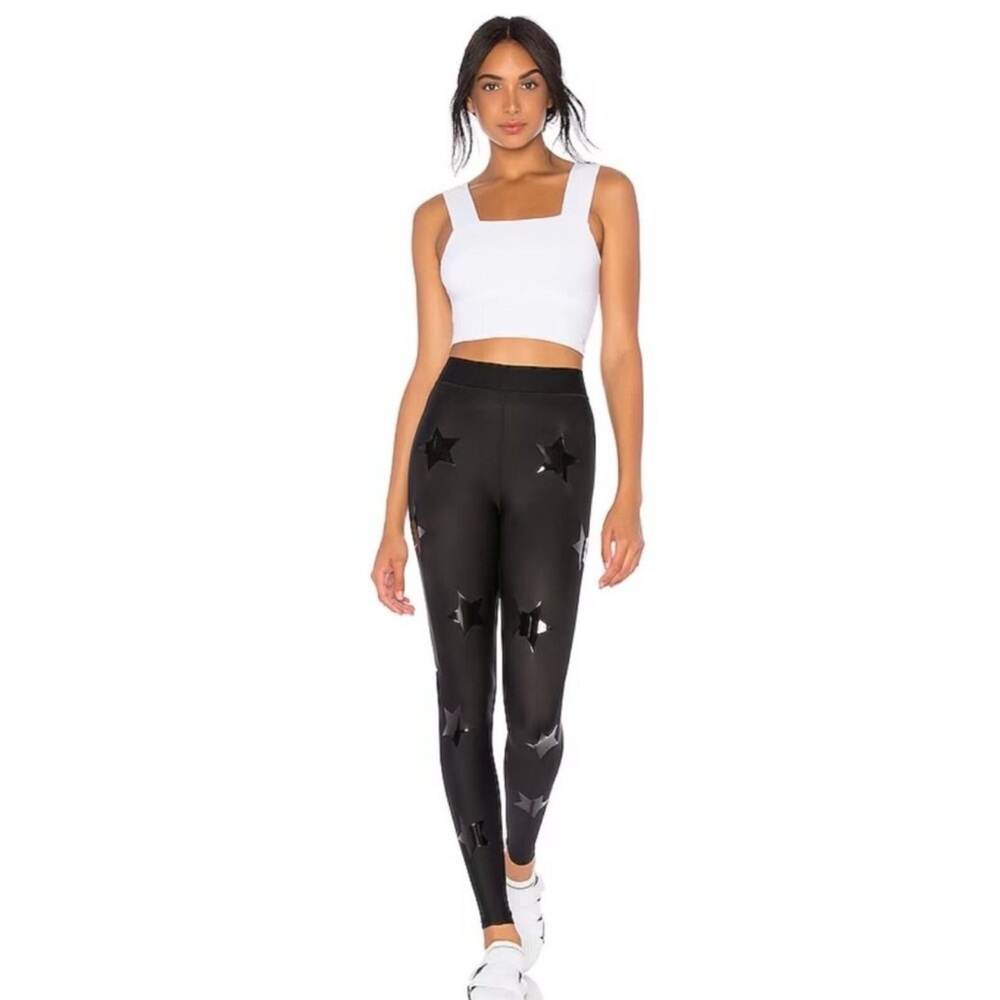 Black ultracor Star pull-on athletic Leggings
